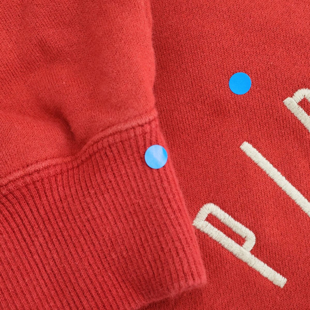 ピンクハウス★タータンチェック柄フード♪スウェットパーカー 赤系 ロゴ刺繍♪フリル&リボン 日本製 2023年 z23209