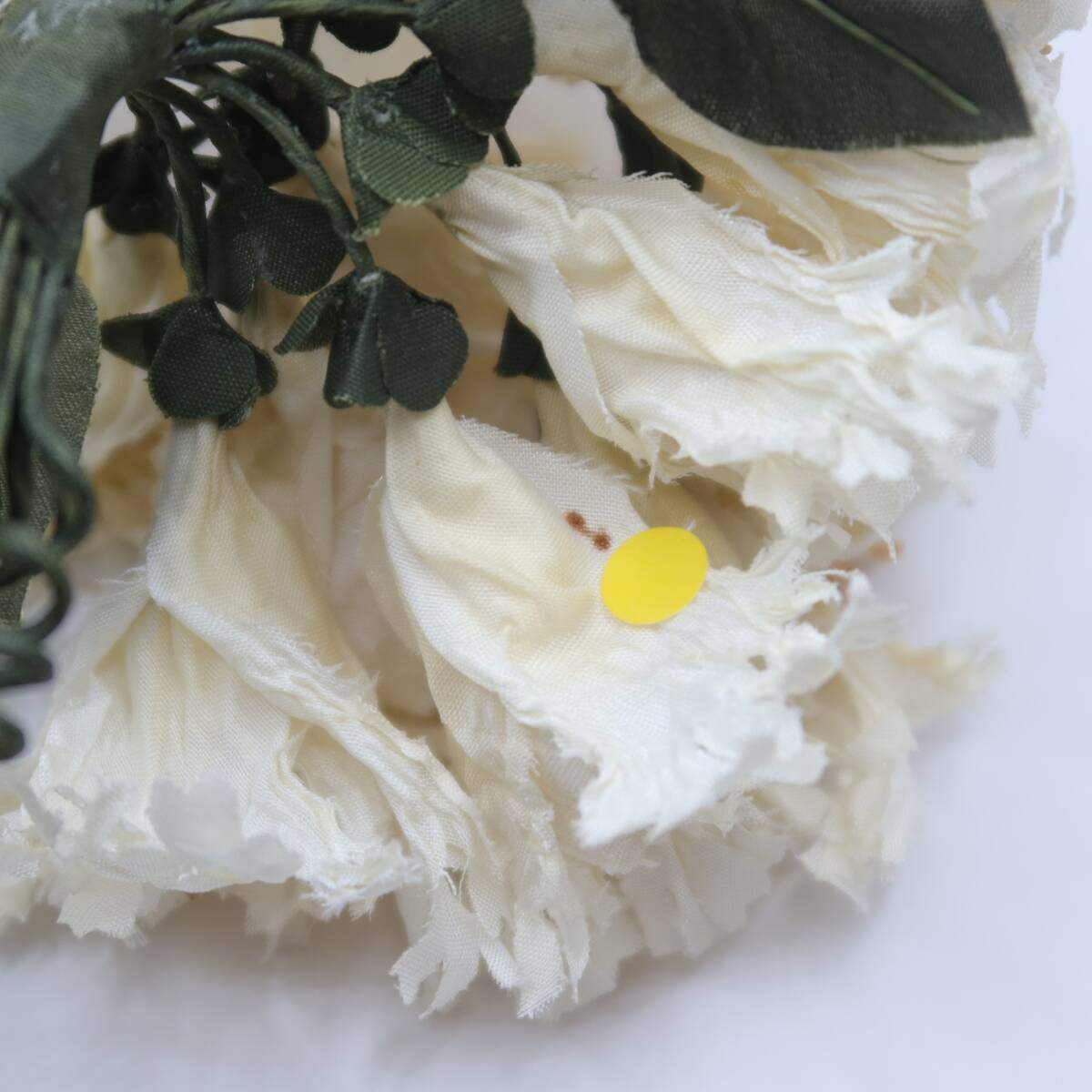 ピンクハウス系インゲボルグ?★豪華で目を惹くフラワーブーケ♪ 可憐な花束コサージュ アイボリー系 ko090