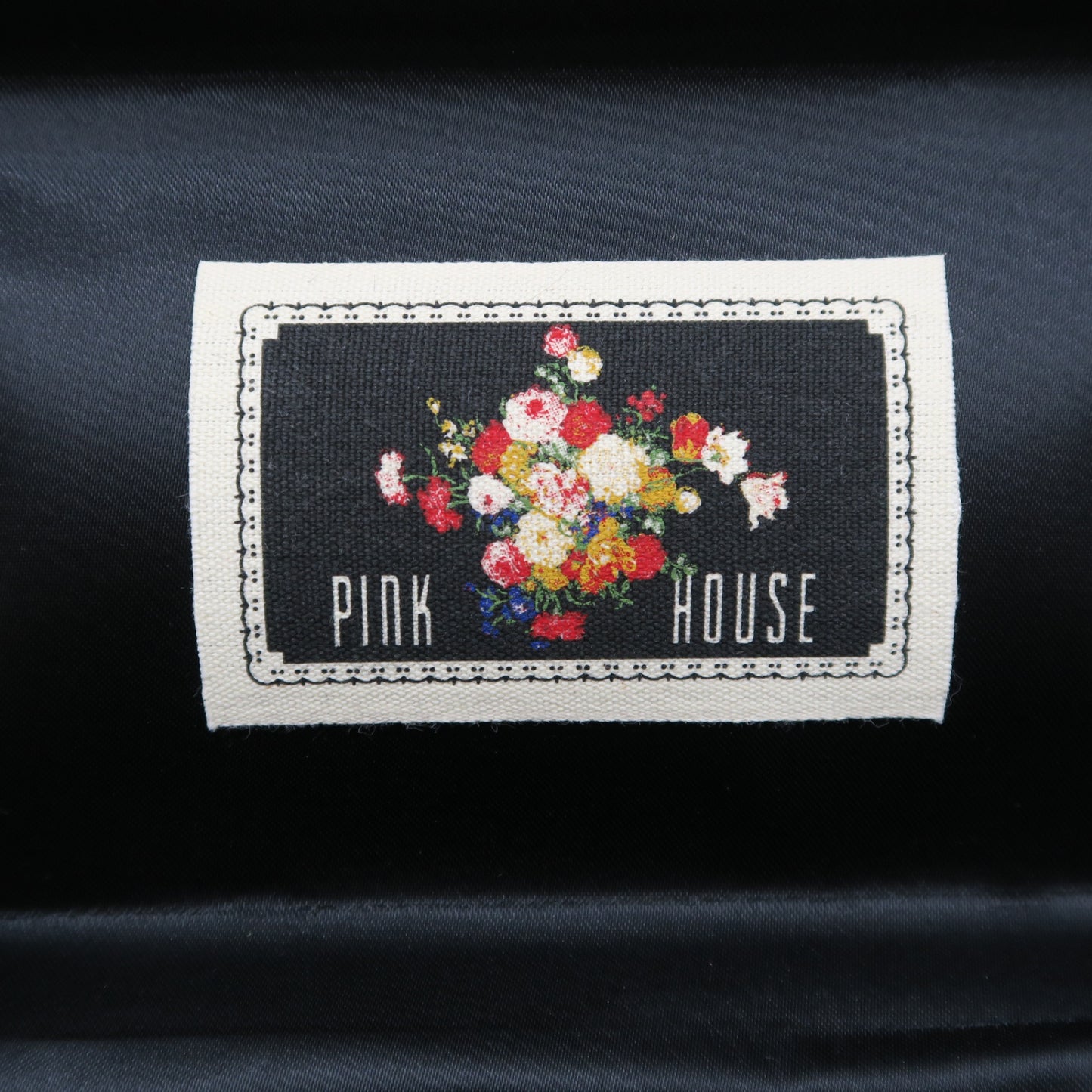 【美品】ピンクハウス★高級感!ジュエリーボックス ベロア 黒系*so208