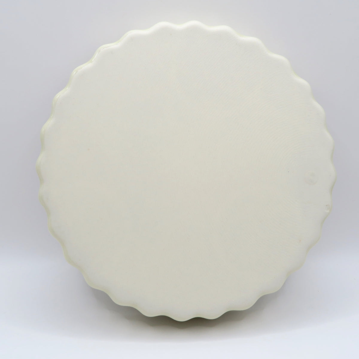 【未使用品】ピンクハウス★ロゴ入タルト型 陶器 プレート ケーキ皿 グラタン皿 食器 アイボリー系 so340