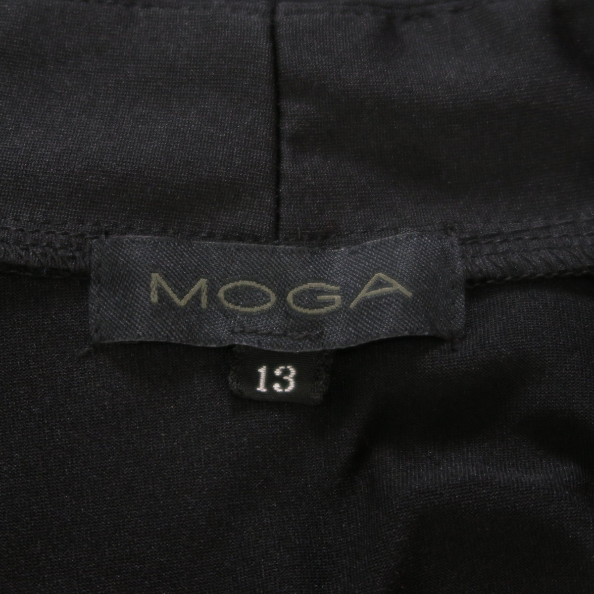モガ MOGA★スタイリッシュな半袖カットソー 大きいサイズ13 黒系 薄手 無地 z23144