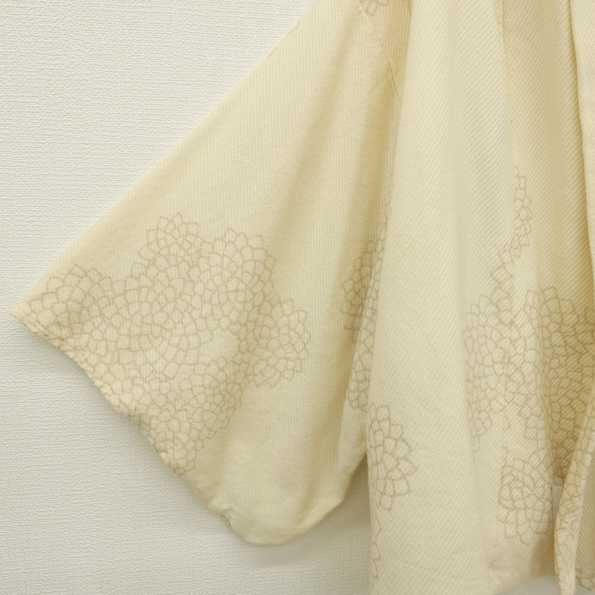 SOUSOU ソウソウ★小袖蘭陀 菊づくし はおり ロングカーディガン きなり系 厚手 z23175