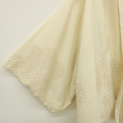 SOUSOU ソウソウ★小袖蘭陀 菊づくし はおり ロングカーディガン きなり系 厚手 z23175