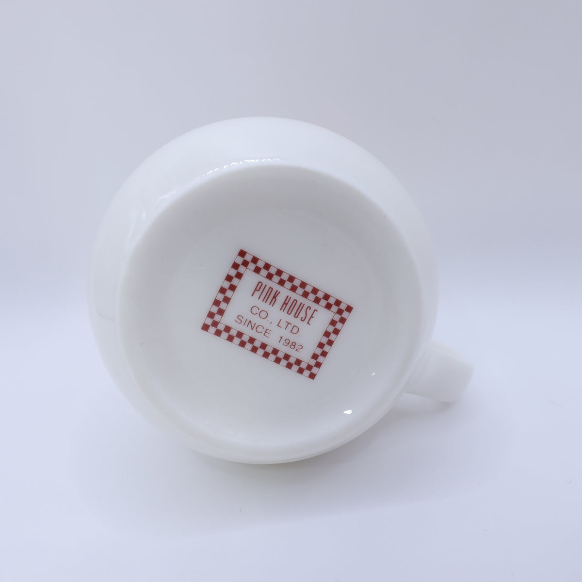 ピンクハウス★クリーマー 2個セット ミルクピッチャー 食器 キューピー 赤チェック 白系 so407