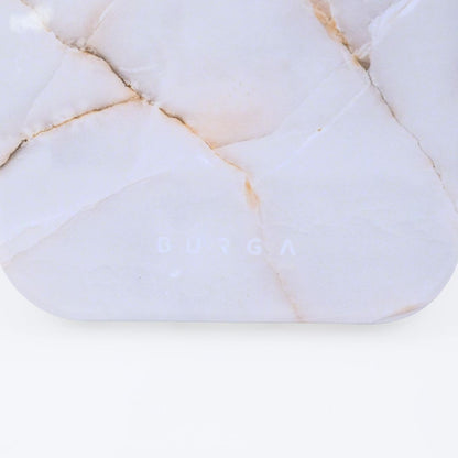 BURGA★大理石柄 iPhone14ケース MagSafe対応  アイボリー系 so399
