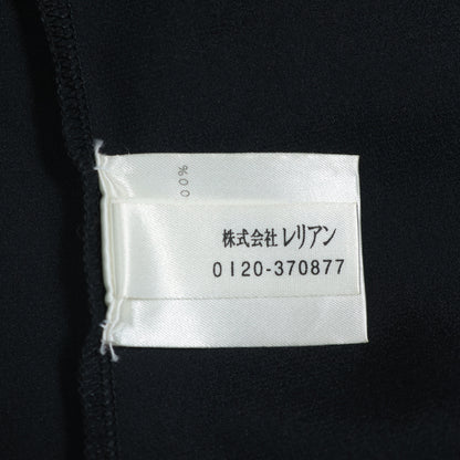 【美品！】レリアン★光沢感が素敵♪タンクトップ サイズ9 黒系 サテン風 インナー？z22680