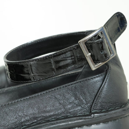 【美品】センソユニコ tb★個性的♪ストラップサンダル シューズ 黒系 24.5cm クッション性◎ sh185
