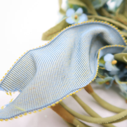 【美品】ピンクハウス★あじさいの花束♪豪華ブーケコサージュ ブルー系　＊ko074