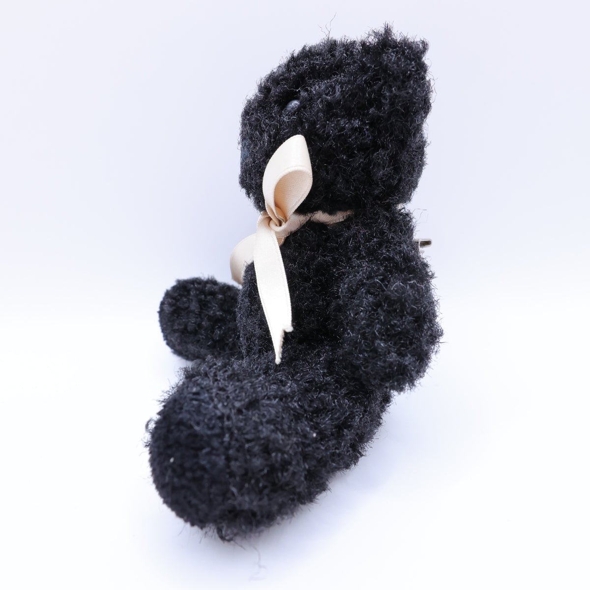 ワンダフルワールド カネコイサオ★くま ぬいぐるみコサージュ ブローチ 黒系 ko126