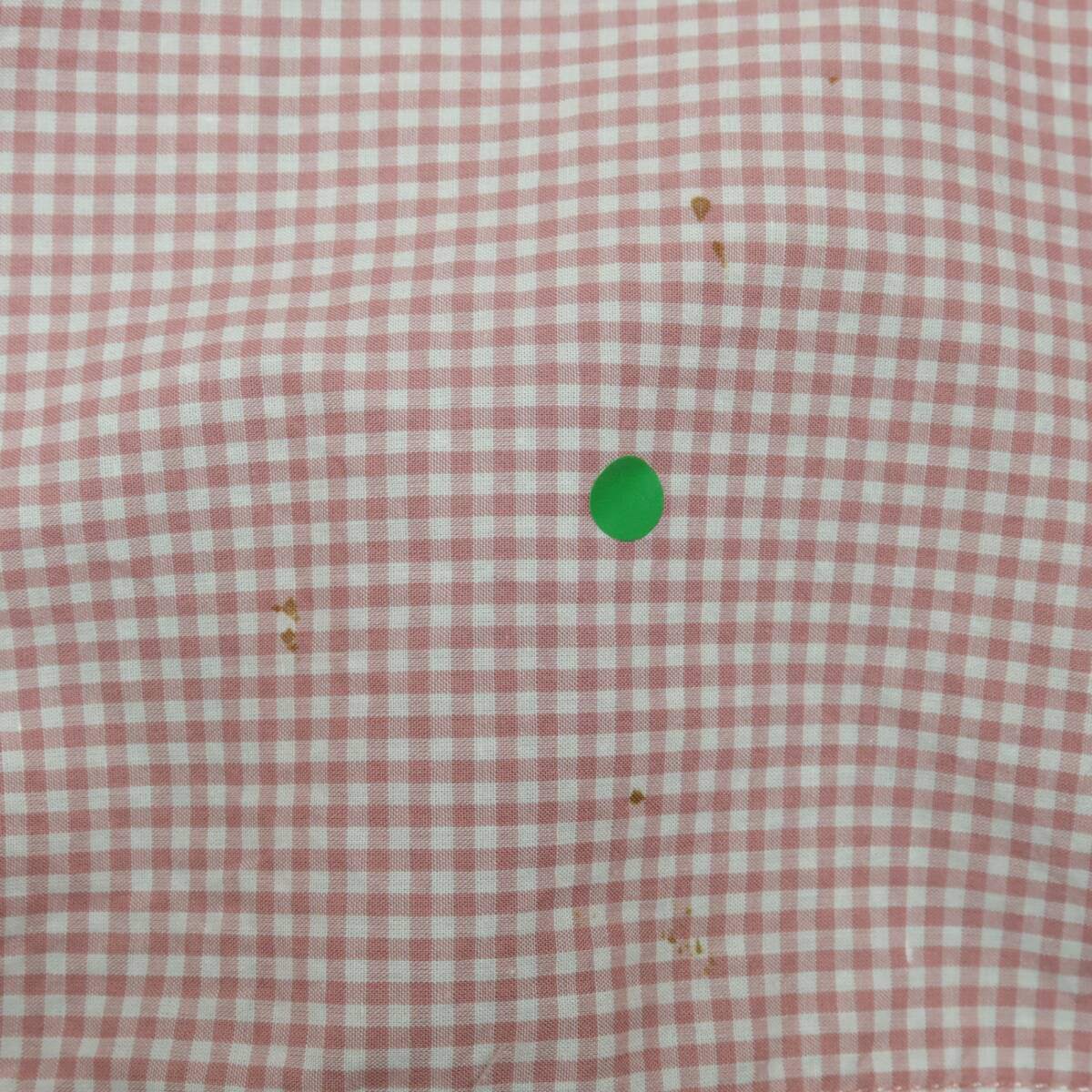 ピンクハウス★ギンガムチェック さくらんぼ刺繍♪ティアードデザイン フリル 半袖ワンピース ピンク系 z19608