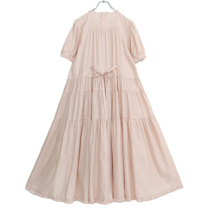 【極美品】ピンクハウス★たくし上げリボン♪ふんわりローンワンピース ピンク系 ミニリボン使い♪2026年 z