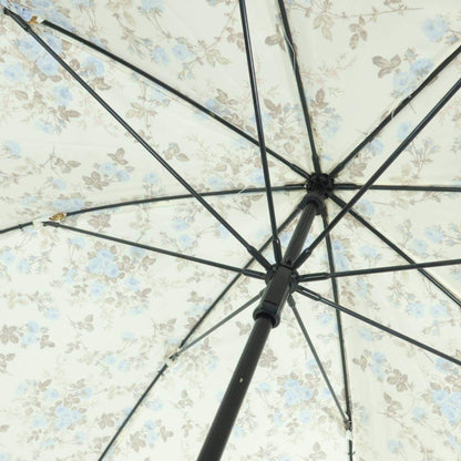 【新品タグ付】ピンクハウス★薔薇ハンドプリント 長傘 60ｃｍ 生成りホワイト ＊ｋ4526
