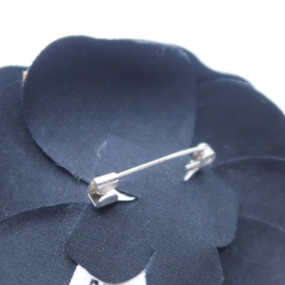 【美品】インゲボルグ？ピンクハウス系★シックなカメリアコサージュ 黒系 ＊ko100