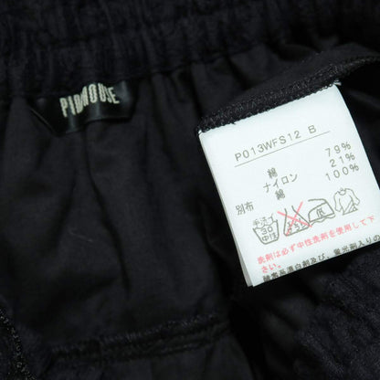 【美品】ピンクハウス★ボリューム感！たっぷりフリルとレース かぶせ段々フリルスカート 黒系 裏地コットン♪＊z17513