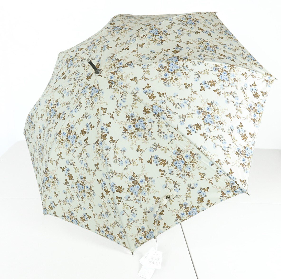 【新品タグ付】ピンクハウス★薔薇ハンドプリント 長傘 60ｃｍ 生成りホワイト ＊ｋ4526