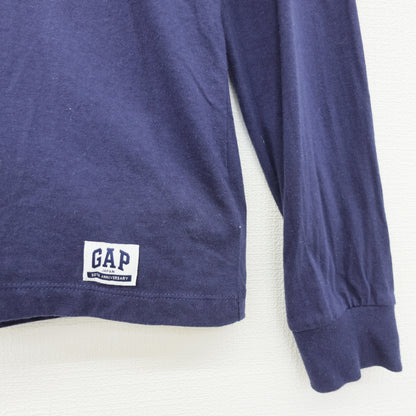 GAP★30周年記念♪ロングTシャツ カットソー サイズXS ネイビー系 無地 z23531