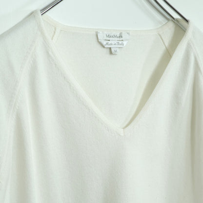 マックスマーラ Max Mara★ラグランスリーブ ♪半袖カットソー サイズM 白系 z22603