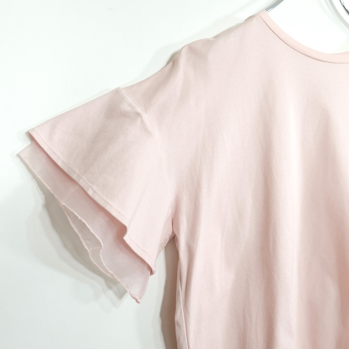ROPE' PICNIC ロペピクニック★シフォンが素敵♪半袖カットソー サイズ38T ピンク系 z22768