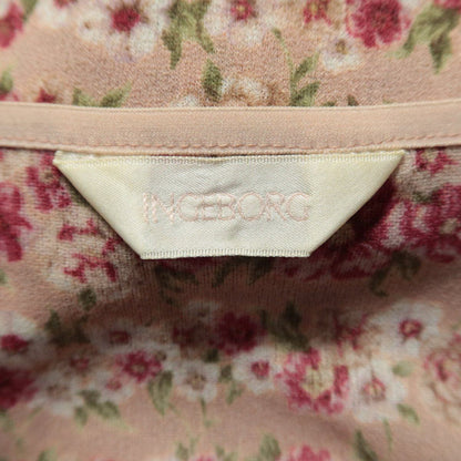 【美品】インゲボルグ★フェミニン！三点セット♪ワンピース＆カーディガン＆ショール♪花柄♪ペチコート付 ヴィンテージ！ピンク系 z6651ｓ