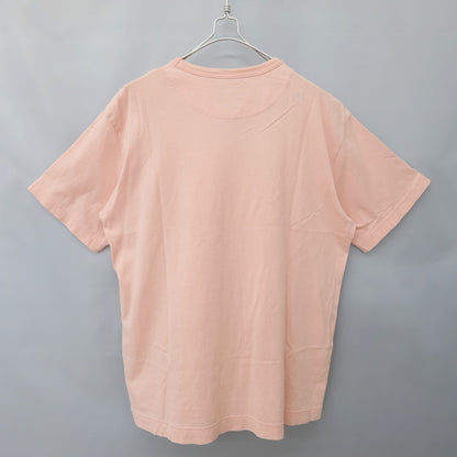 カールヘルム★可愛らしいうさぎpt♪花柄 ブランドロゴ入り 半袖Tシャツ サイズM ピンク系 z23301