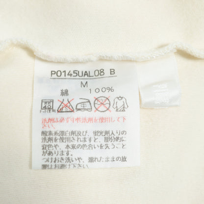 ピンクハウス★ローズptが大人可愛い♪五分袖カットソー ピコレース サイズM クリーム系 z22677