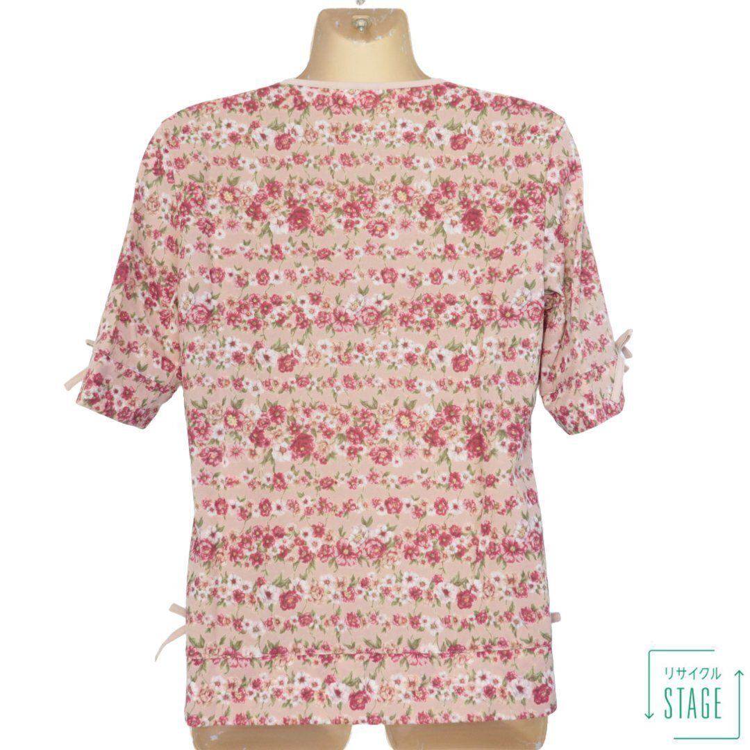 【美品】インゲボルグ★フェミニン！三点セット♪ワンピース＆カーディガン＆ショール♪花柄♪ペチコート付 ヴィンテージ！ピンク系 z6651ｓ