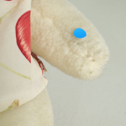 ピンクハウス★可愛い！くまぬいぐるみ テディベア さくらんぼ柄シャツ♪ オフホワイト系 so0311