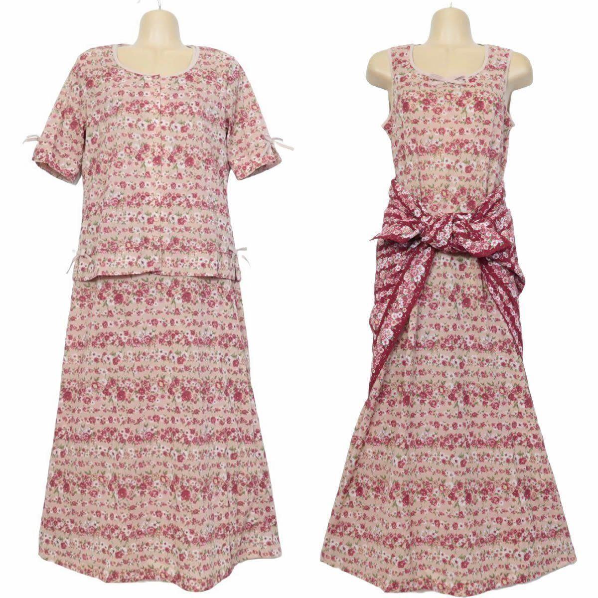 【美品】インゲボルグ★フェミニン！三点セット♪ワンピース＆カーディガン＆ショール♪花柄♪ペチコート付 ヴィンテージ！ピンク系 z6651ｓ