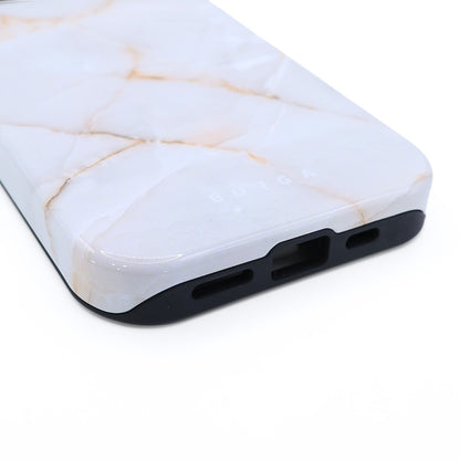 BURGA★大理石柄 iPhone14ケース MagSafe対応  アイボリー系 so399