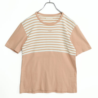 ピンクハウス★ゆったり半袖カットソー Tシャツ 大きいサイズL ピンク系 ボーダー&無地♪z22626