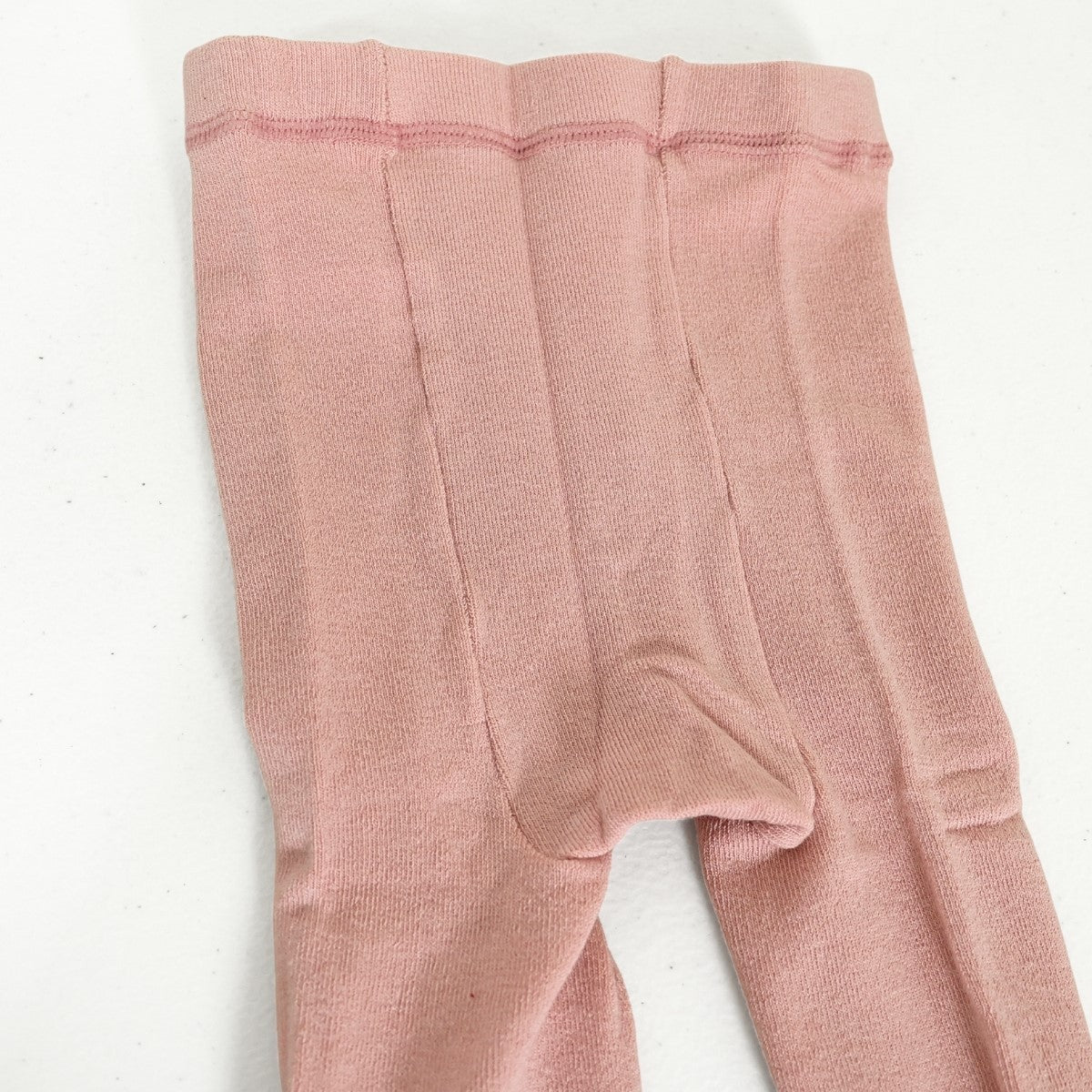 【美品】ベビーピンクハウス★ロゴタイツ キッズ 女の子  くすみピンク Lサイズ ピンク系 so387