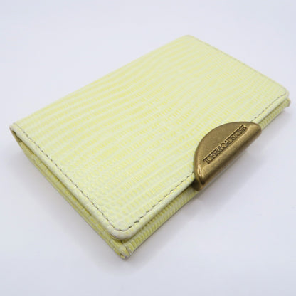 TOFF&LOADSTONE トフアンドロードストーン★カードケース 名刺入れ 革 イエロー系 so330