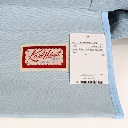 【極美品：紙タグあり】カールヘルム★さくらんぼの丘のねこプリント2WAY ショルダーバッグ ピンクハウス系 ブルー系 ＊ba307