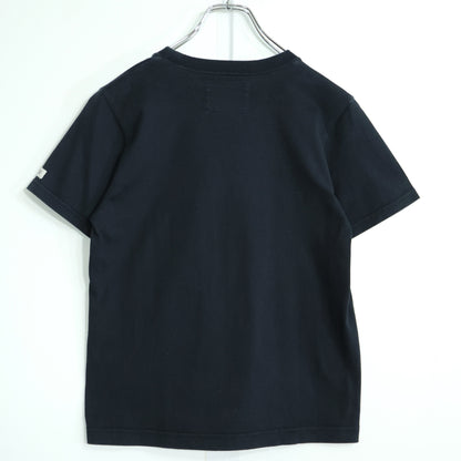 ピンクハウス★オリチェ&いちごptパッチワーク♪半袖カットソー Tシャツ サイズM 黒系 無地 z21930