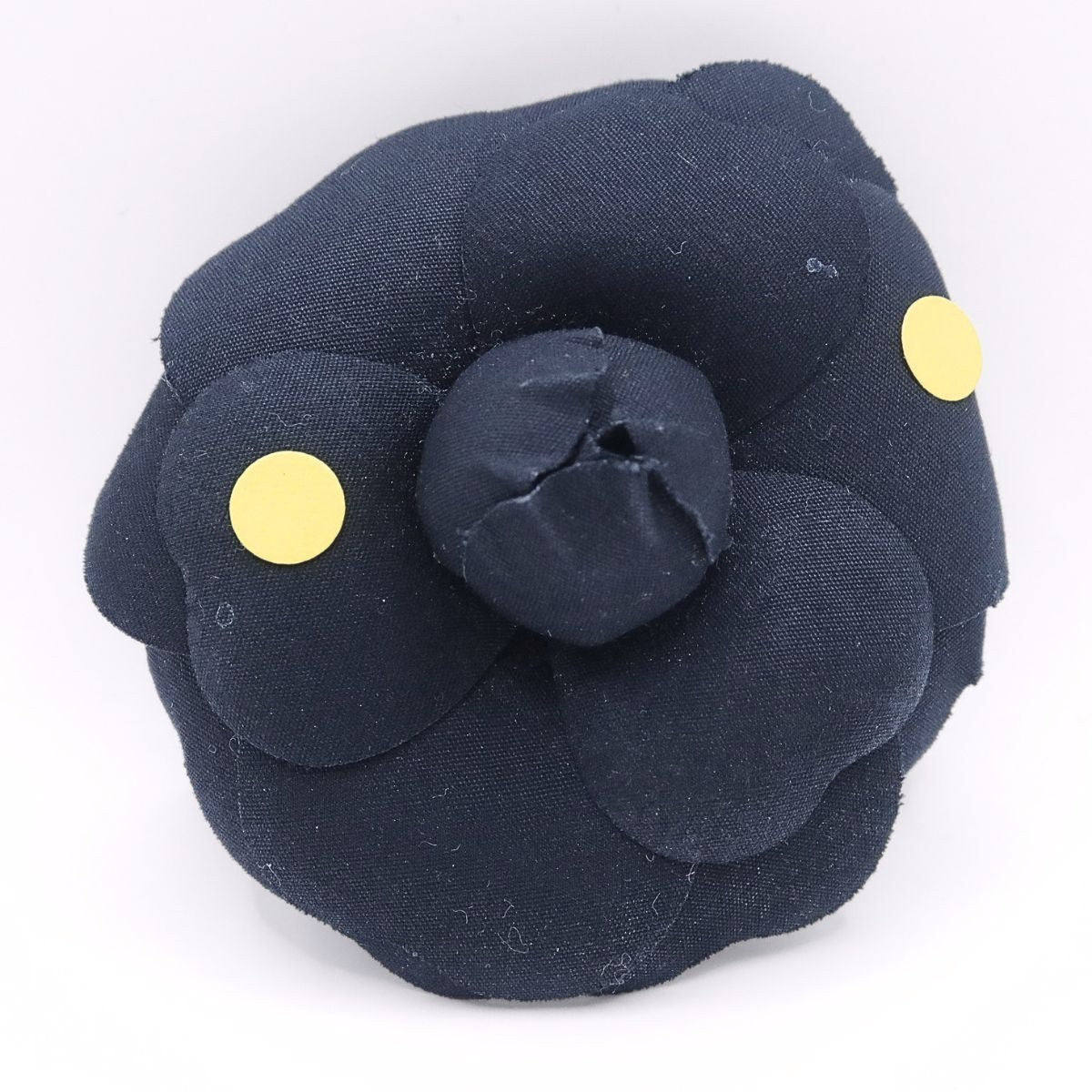 【美品】インゲボルグ？ピンクハウス系★シックなカメリアコサージュ 黒系 ＊ko100