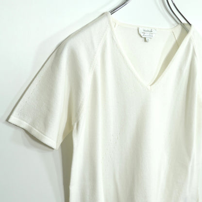 マックスマーラ Max Mara★ラグランスリーブ ♪半袖カットソー サイズM 白系 z22603