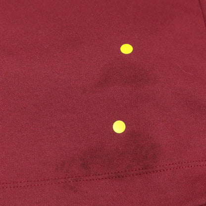 ピンクハウス★さがら刺繍♪カットソーワンピース フーディ ボルドー系 無地 薄手 z18326