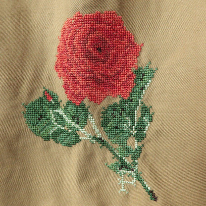 ピンクハウス★薔薇の刺しゅうが素敵！ティアードスカート ギャザーたっぷり♪コットン100！モカ系*z10651 s
