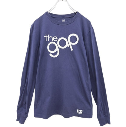 GAP★30周年記念♪ロングTシャツ カットソー サイズXS ネイビー系 無地 z23531