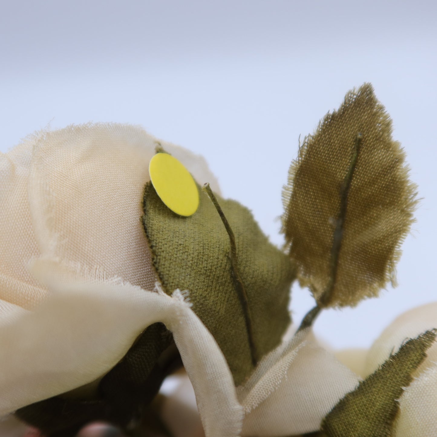 ピンクハウス系？★大人上品！薔薇のコサージュ 生成クリーム色系 ＊ko098