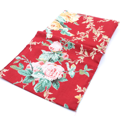 【美品！】ピンクハウス★可愛い薔薇柄♪ ティッシュケース ポケットティッシュ入り ノベルティ 赤系 so258