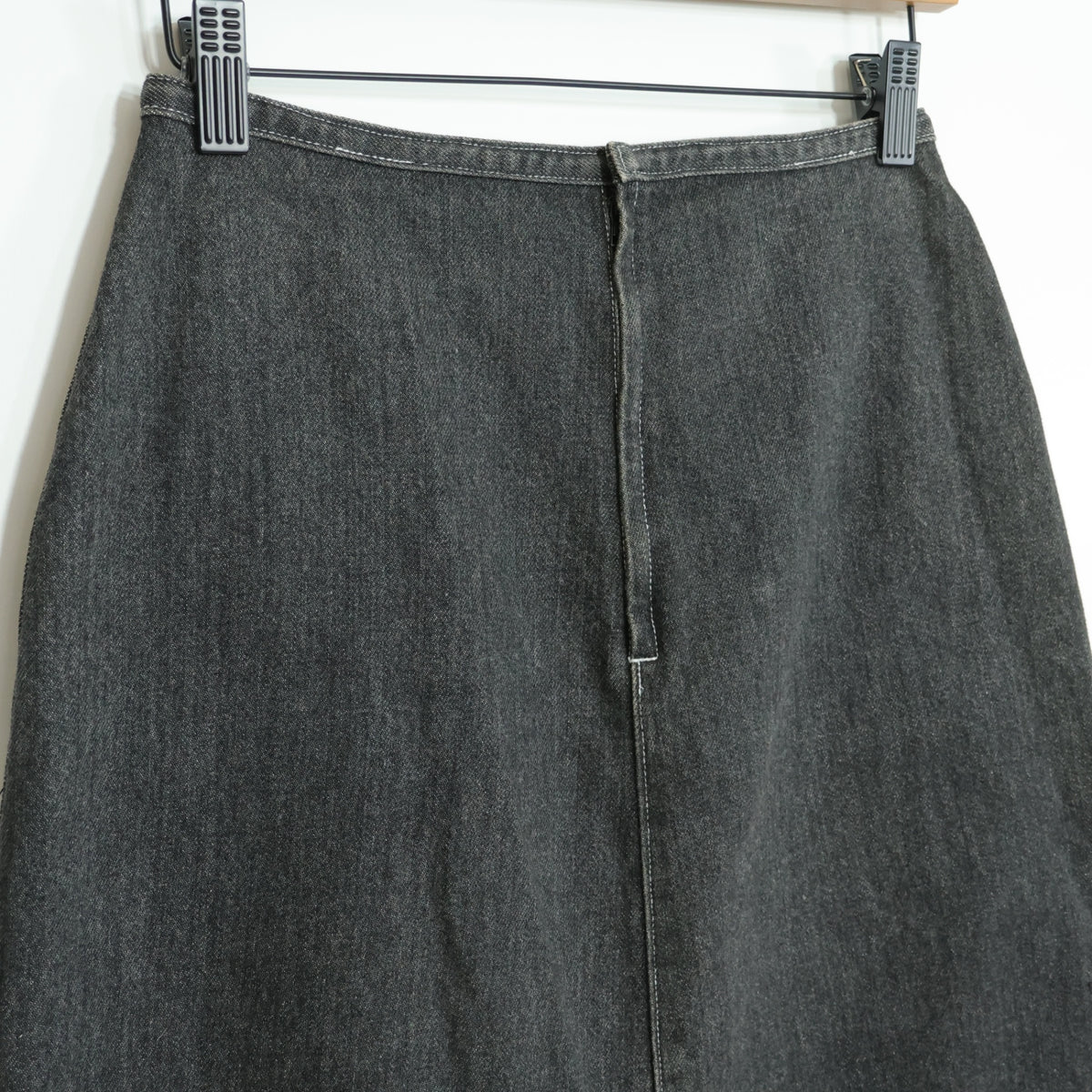 ピンクハウス★デニムスカート 黒系 シンプルシック 無地 z