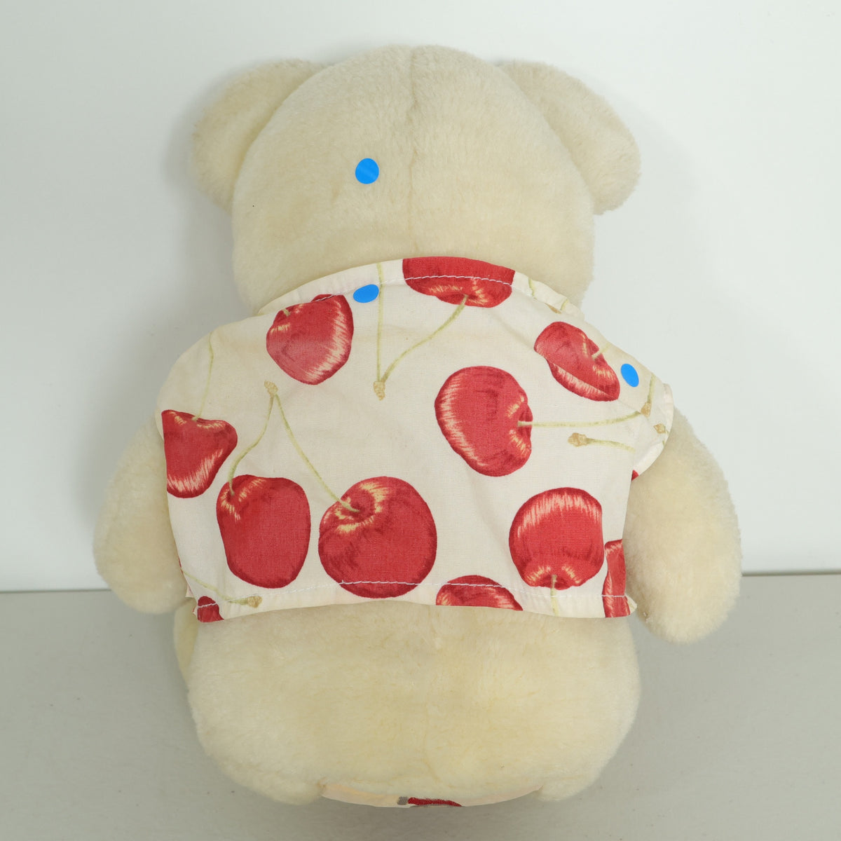 ピンクハウス★可愛い！くまぬいぐるみ テディベア さくらんぼ柄シャツ♪ オフホワイト系 so0311
