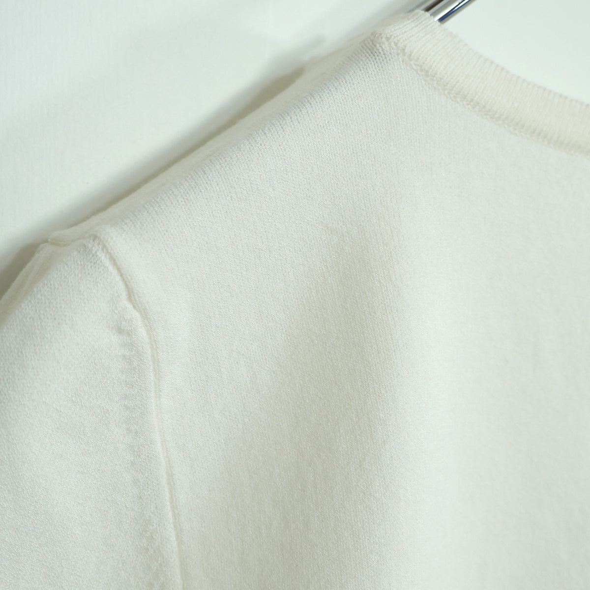 マックスマーラ Max Mara★スカラップレース♪半袖カットソー サイズM 白系 フリルスリーブ ＊z22601