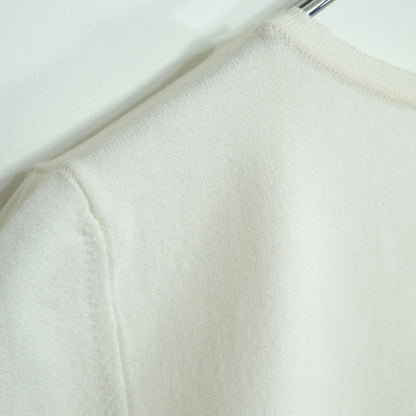 マックスマーラ Max Mara★スカラップレース♪半袖カットソー サイズM 白系 フリルスリーブ ＊z22601