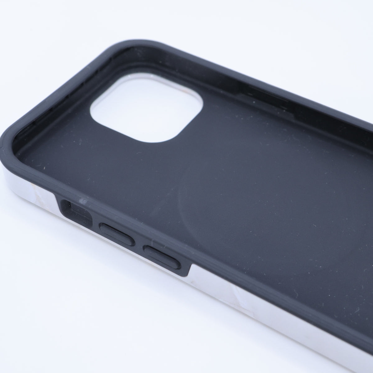 BURGA★大理石柄 iPhone14ケース MagSafe対応  アイボリー系 so399
