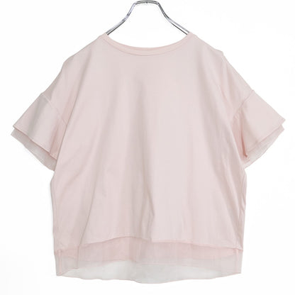 ROPE' PICNIC ロペピクニック★シフォンが素敵♪半袖カットソー サイズ38T ピンク系 z22768