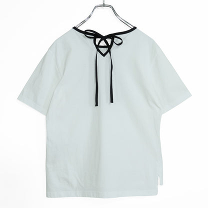 ローズティアラ★ミッキーマウス&さくらんぼ♪半袖カットソー Tシャツ サイズ38 白系 無地 z22762