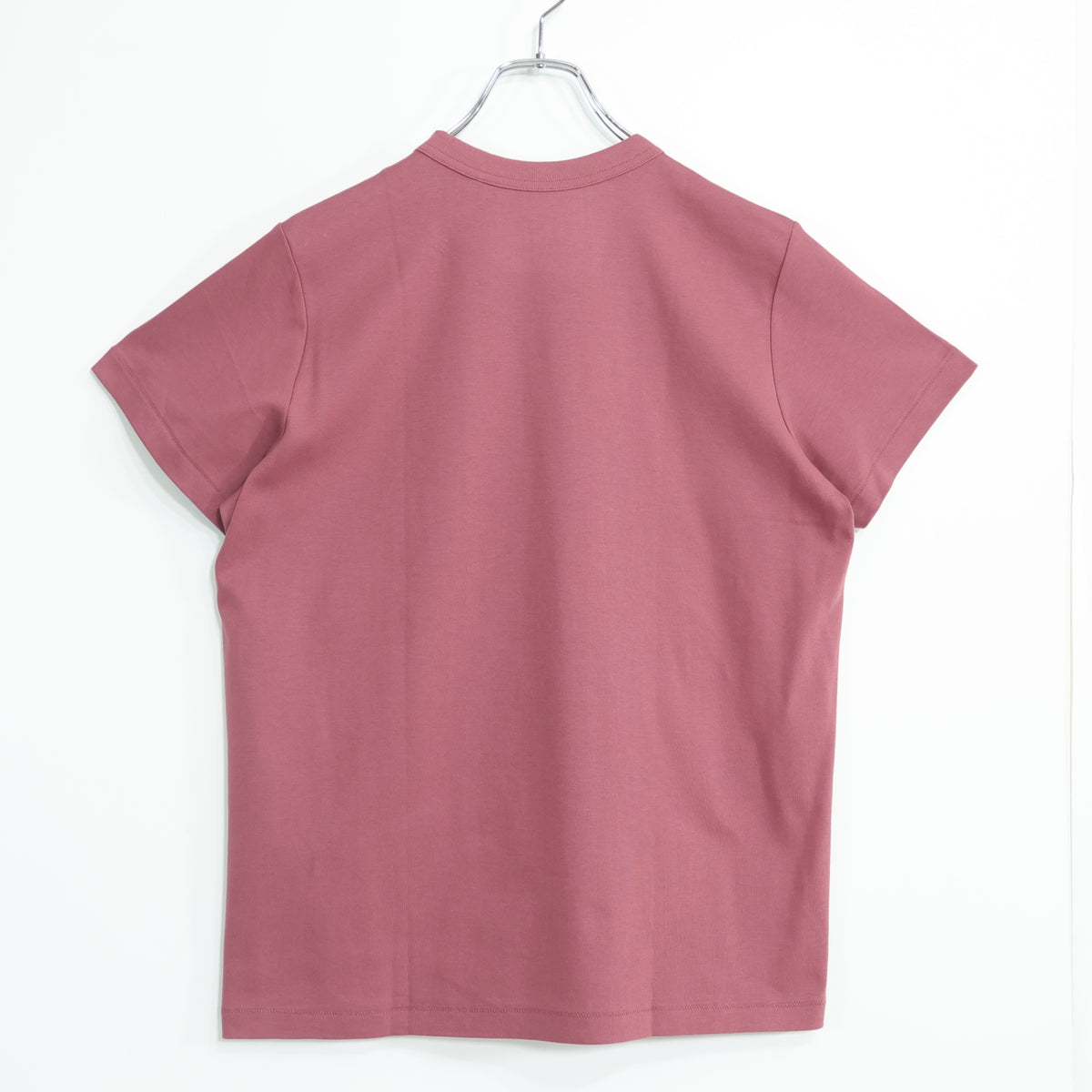 【新品タグ付】ユニクロ★クルーネックT 半袖Tシャツ 大きいサイズ3XL 赤紫系 無地 薄手 z22871