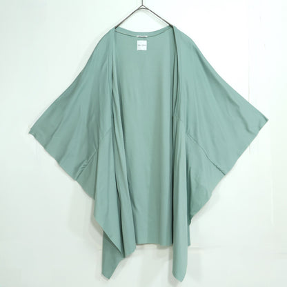 【美品】SOUSOU ソウソウ★爽やかな色味が素敵♪ むささび カーディガン 羽織り 薄緑系 z22606